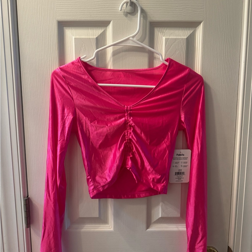 Jo+Jax Pink CinchTop-Adult XS Long Sleeve-NWT
